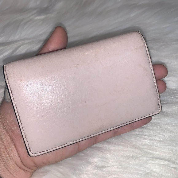 Burberry Chalk Pink Embossed Crest Leather Card Coin Wallet - Picture 4 of 17